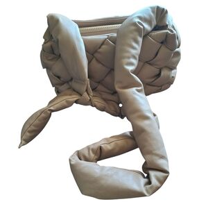 Ecostitch Faux Leather Puffer Crossbody Bag